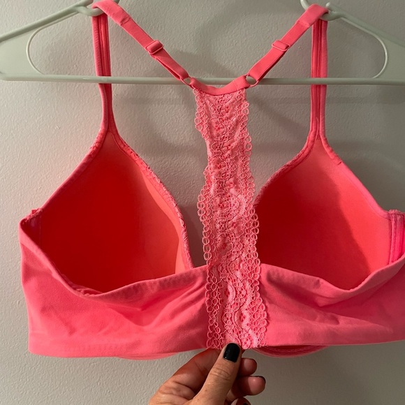 Victoria's Secret Vibrant Pink size 38DD body by Victoria racer back Demi - Picture 3 of 4